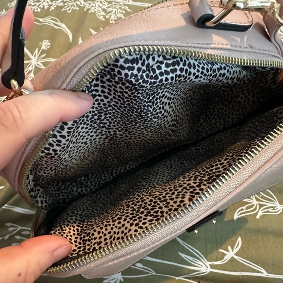 Small faux leather crossbody bag. - Picture 2 of 2